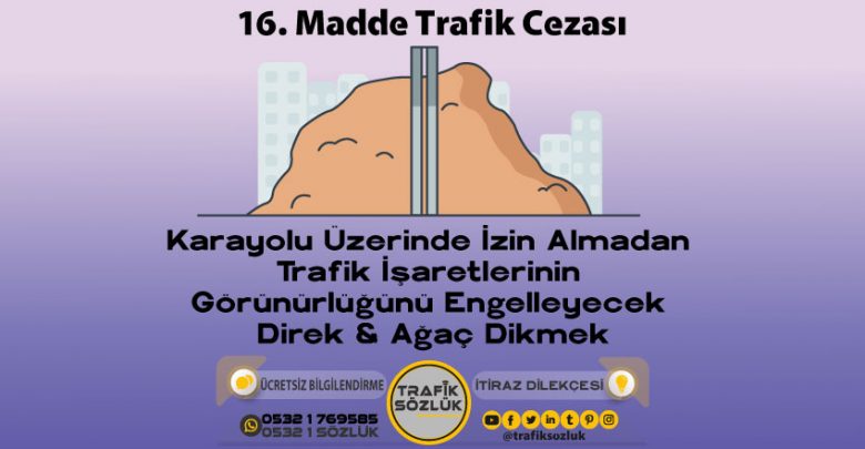 16 trafik cezası