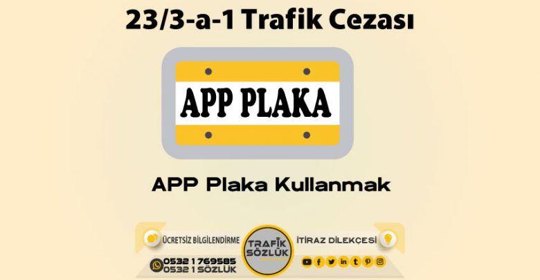 23/3-a-1 trafik cezası