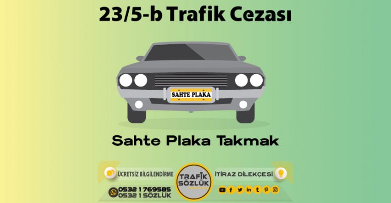 23/5-b trafik cezası