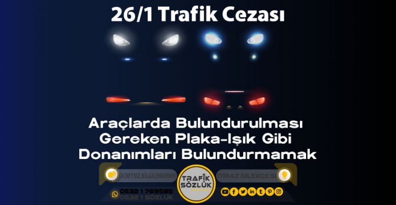 26/1 trafik cezası