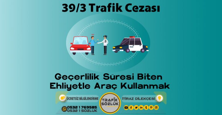 39/3 trafik cezası