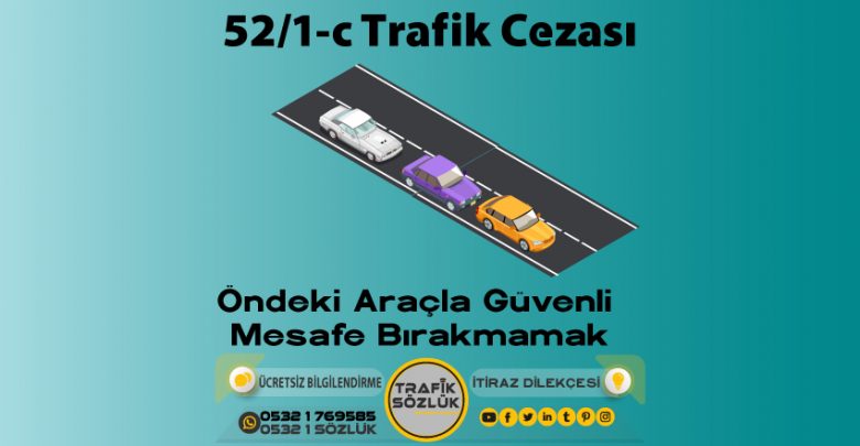 52/1-c trafik cezası