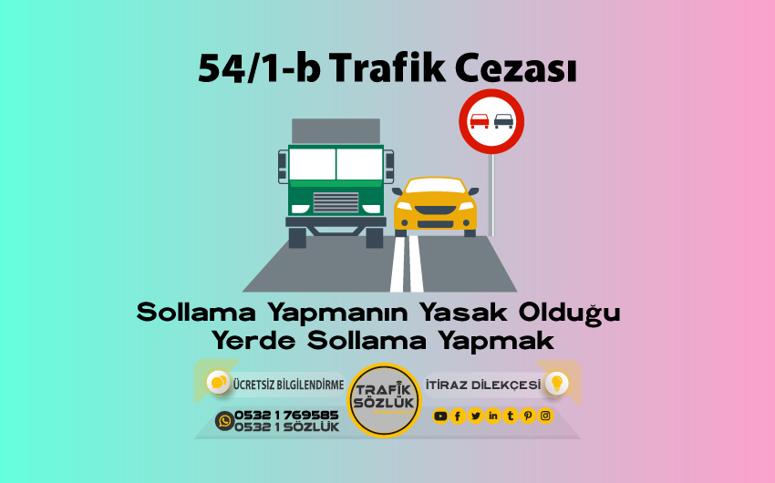 54/1-b Kusur Oranı Nedir? Nasıl İtiraz Edilir? 2025 54/1-b 54/1-b trafik cezası