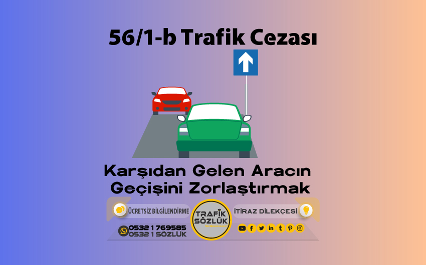 56/1-b trafik cezası