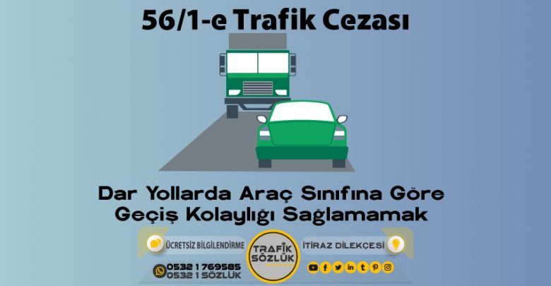 56/1-e trafik cezası