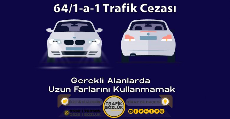 64/1-a-1 trafik cezası