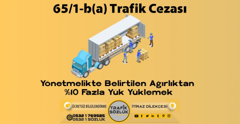 65/1-b (a) trafik cezası