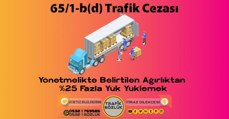 65/1-b (d) trafik cezası