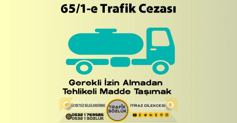 65/1-e trafik cezası