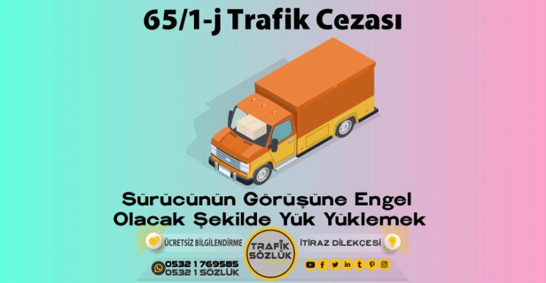 65/1-j trafik cezası