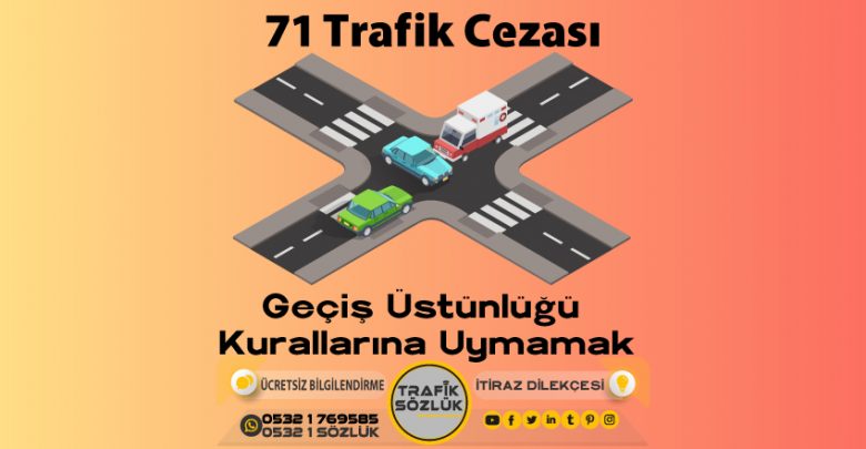 71 trafik cezası