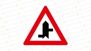 Kontrolsüz kavşak nedir ? 9 Ana Yol Tali Yol Levhası T-22-e