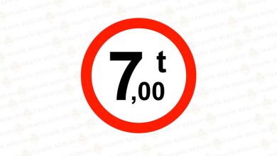 Yüklü Ağırlığı Tondan Fazla Taşıt Giremez Levhası TT-24 2025 trafik tanzim işaretleri nelerdir Yüklü Ağırlığı Tondan Fazla Taşıt Giremez Levhası TT-24