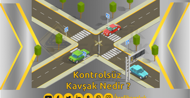 kontrolsüz kavşak nedir kontrolsüz kavşak levhası