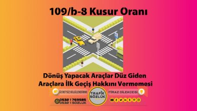 109/b-8 Kusur Oranı 2025 109/b-8 kusur oranı 109/b-8 Kusur Oranı nedir
