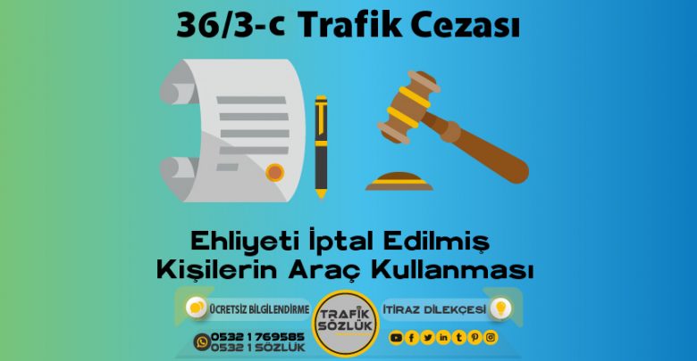 36/3-c trafik cezası