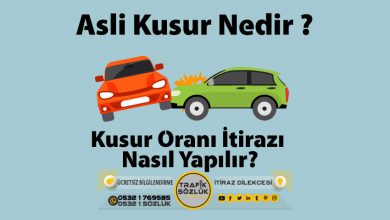 Asli Kusur Nedir? Trafik Kazalarında Asli Kusur 2025 asli kusur asli kusur maddeleri nelerdir