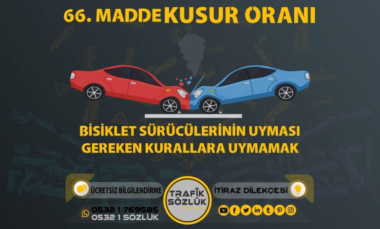 66. madde kusur oranı açıklaması ve itiraz ktk 66. madde