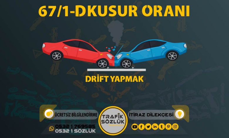 67/1-d Kusur Oranı Nedir? Nasıl İtiraz Edilir? 2025 67/1-d 67/1-d kusur oranı açıklaması ve itiraz ktk 67/1d