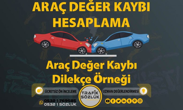 araç değer kaybı hesaplama