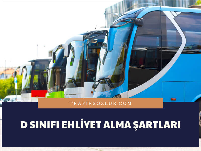 D Sınıfı Ehliyet Alma Şartları