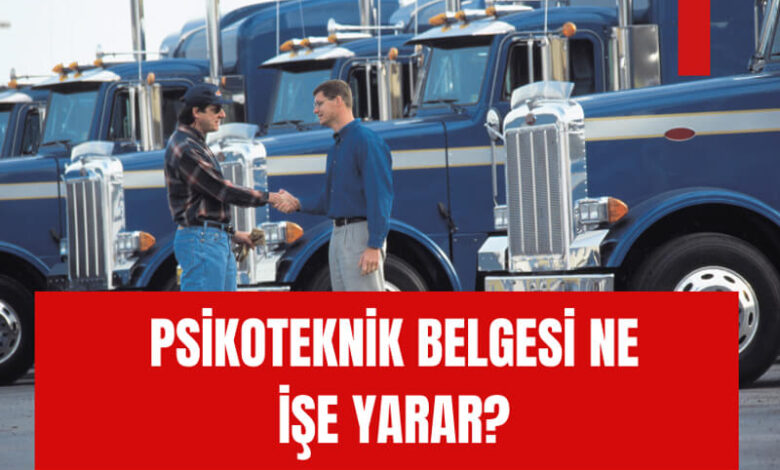 Psikoteknik Belgesi Ne İşe Yarar?