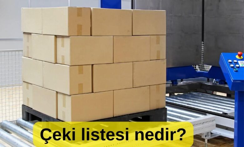 Çeki listesi nedir?